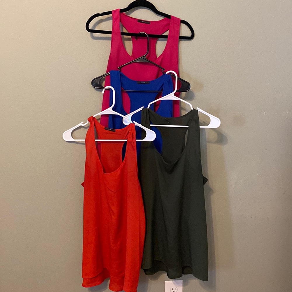 Razor back tanks! Great for layering or by themselves in summer!